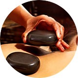 Massage aux pierres chaudes